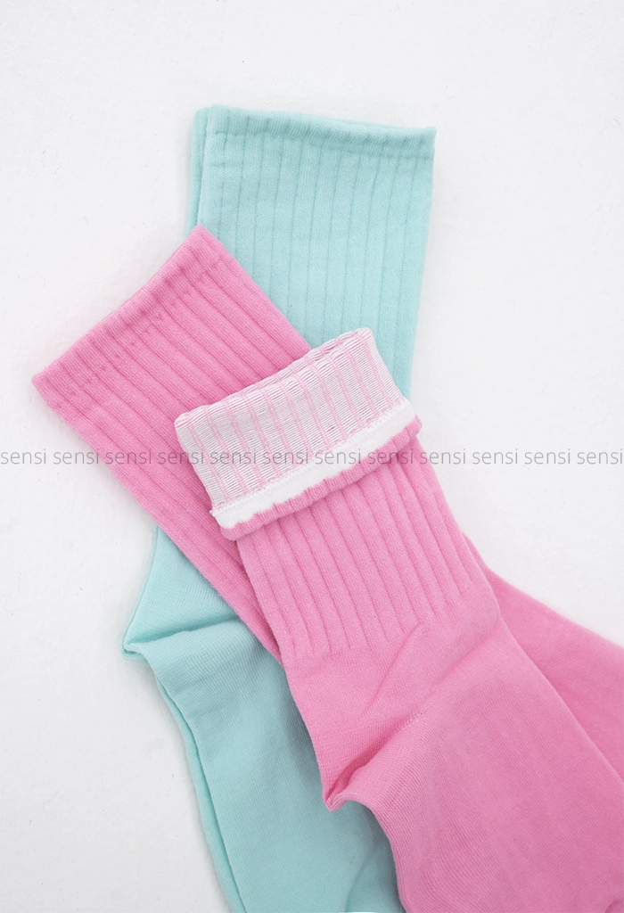 جوراب ساده رنگی ساق دار کد1004928